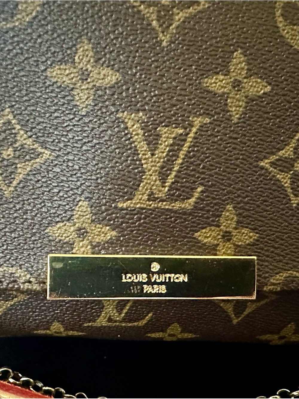 Favorite Monogram Crossbody with Gold Hardware and Natural Vachetta Trim - Picture 3 of 7